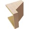 Ekena Millwork 11"W x 11"D x 11"H Wide Clemmons Rough Cedar Woodgrain TimberThane Corbel, Primed Tan CORUR11X11X11CLERCPR - alternate 4